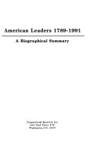 American_leaders__1789-1991